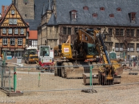 Umgestaltung des Marktplatzes in Quedlinburg