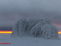 Nationalpark Harz Sonnenaufgang auf dem Brockenplateau Harz